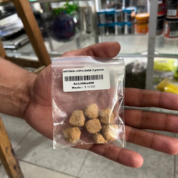 Artemia Liofilizada x 3gr